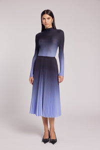 Kate Ombre Pleated Skirt