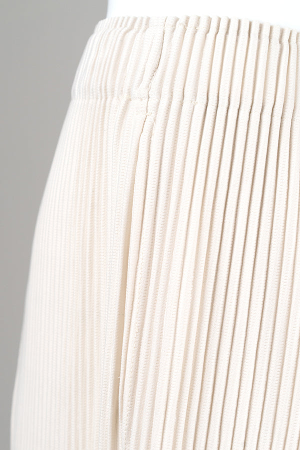 Julia Pin Tuck Double Knit Plissé Casual Pant