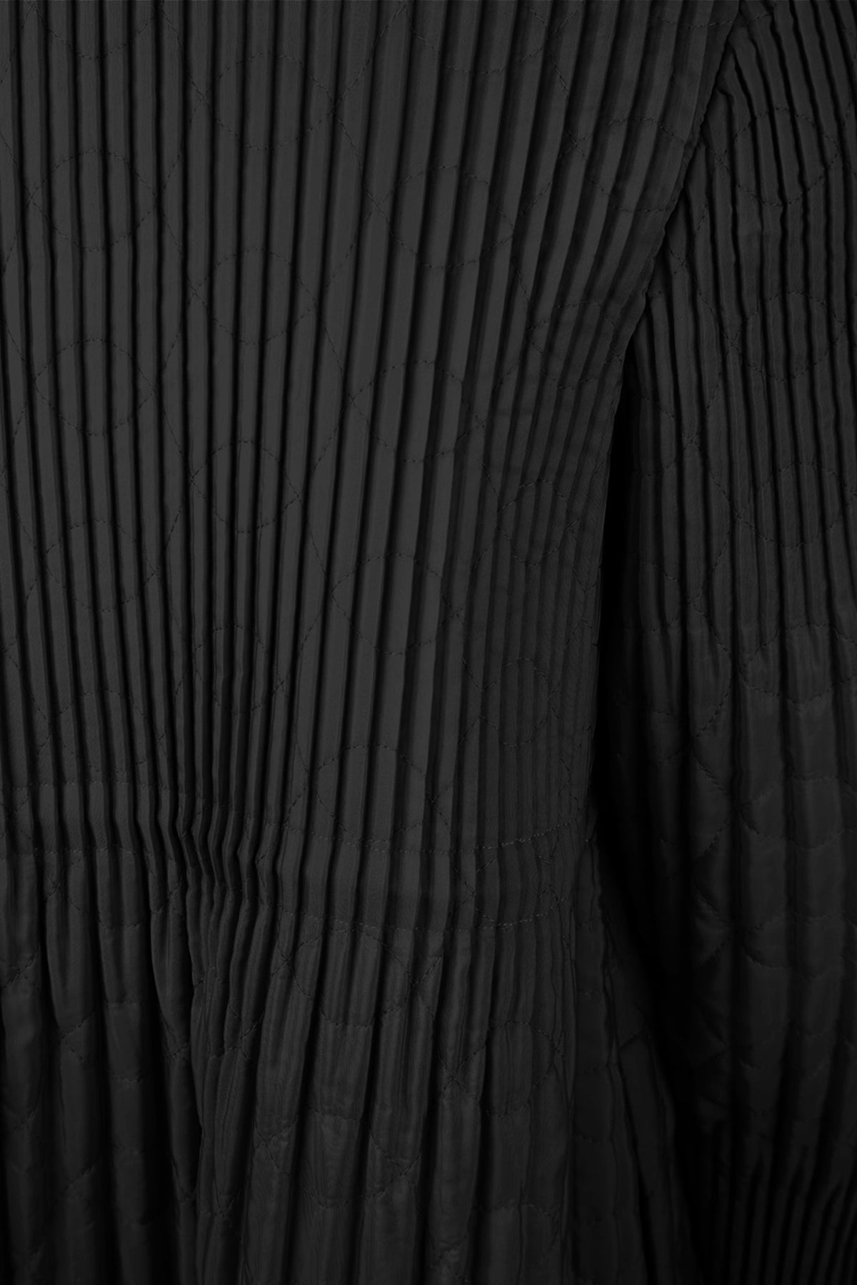 Celeste Petals Plissé Quilted Jacket