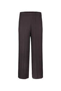Zoe Soft Matte Plissé Wide-Leg Pant