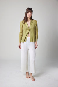 Blake Plissé Satin Blazer