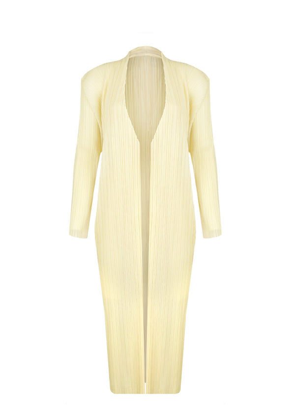 Charlotte Plissé Satin Long Duster