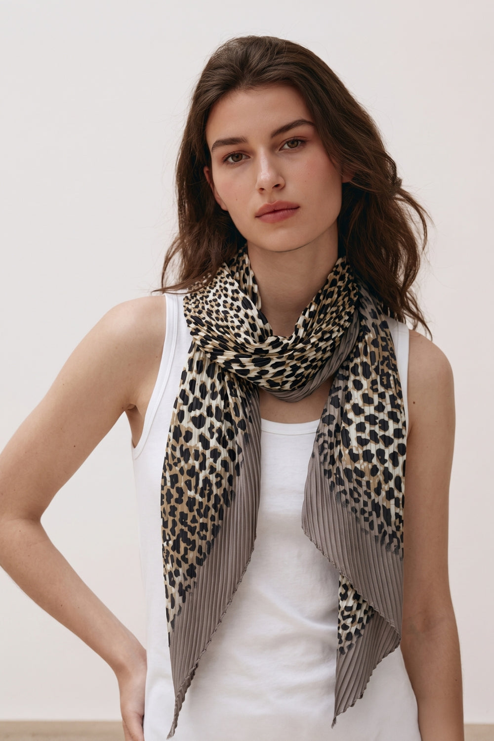 Brooke Grande Plissé Scarf