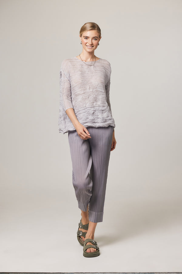 Ruth Sheer Crinkled Texture Tunic