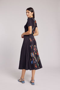 Marina Jewels Pleated Skirt