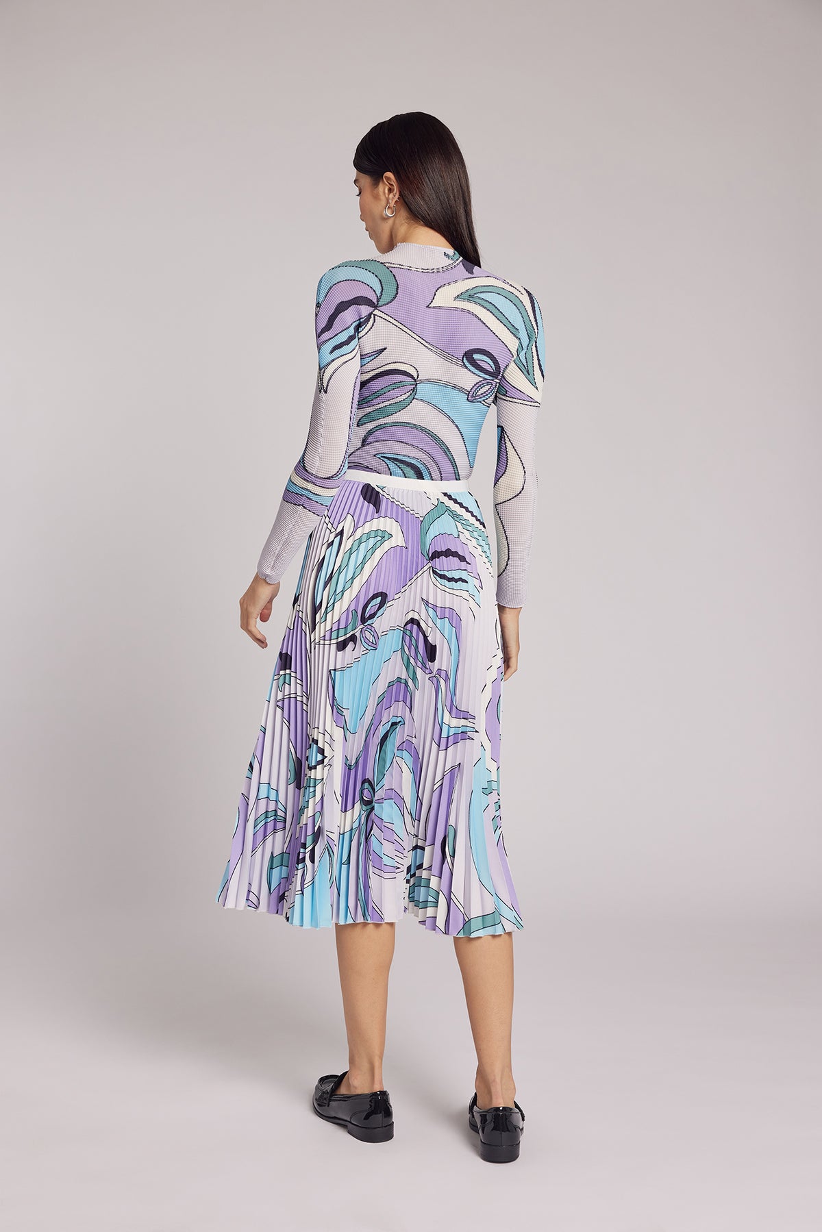 Sierra Sorbet Swirl Pleated Skirt