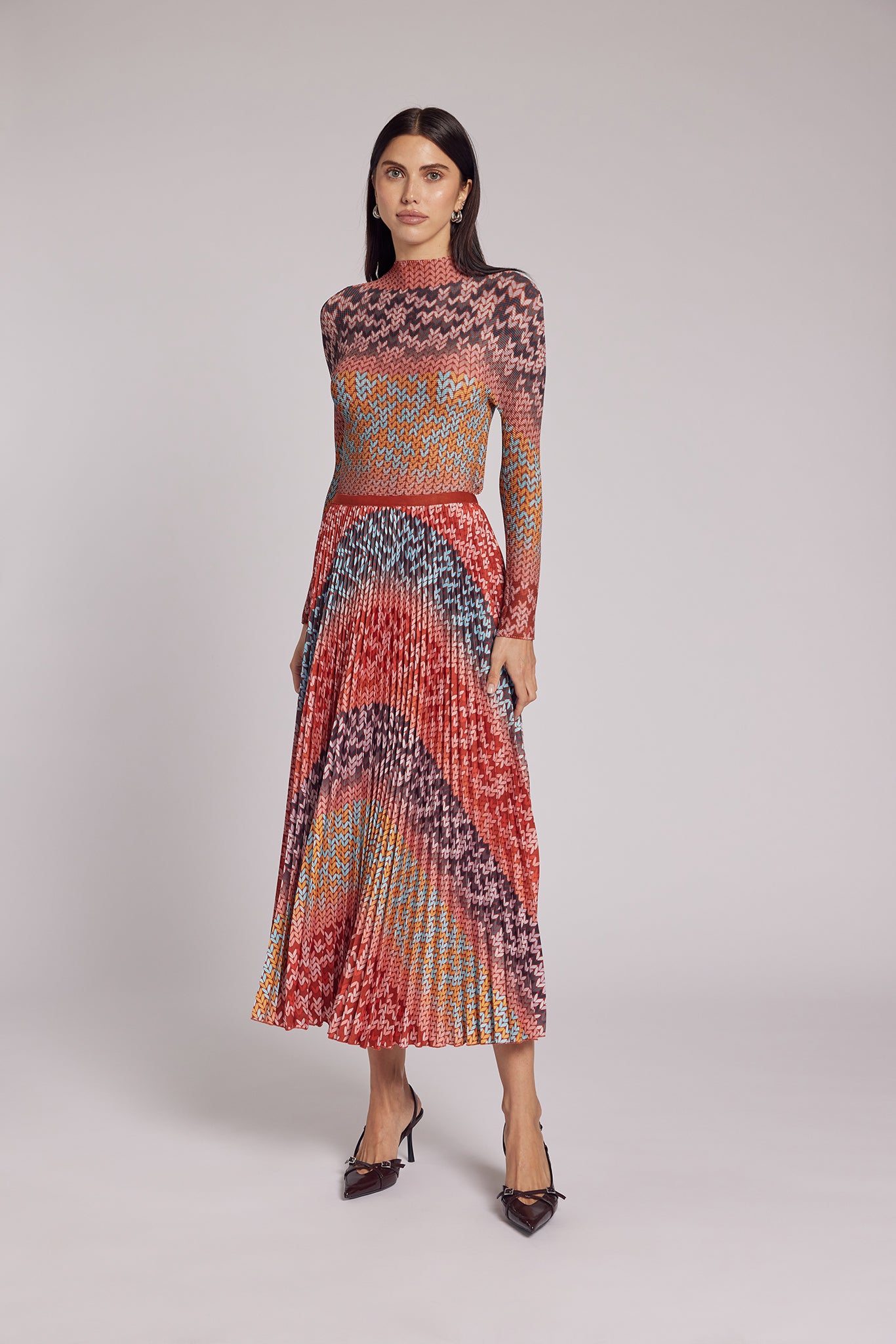 Sienna Bohemian Pleated Skirt – WILD COSMOS