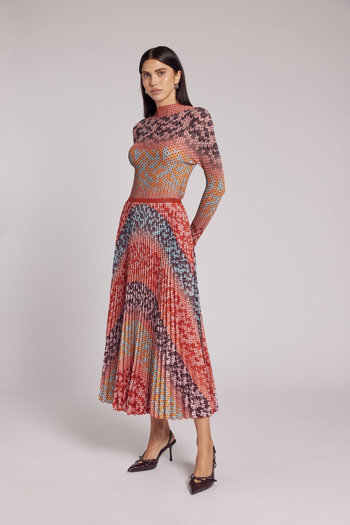 Sienna Bohemian Pleated Skirt