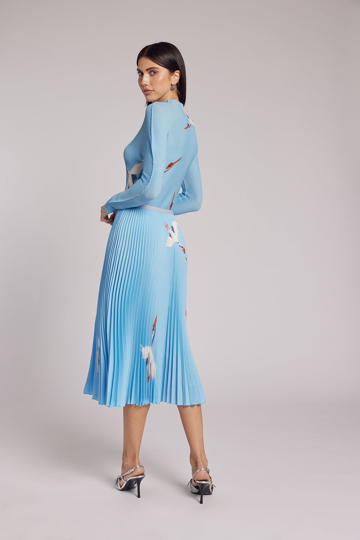 Celia Crane Pleated Skirt