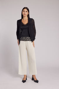 Deborah Crinkle Chiffon Texture Cardigan