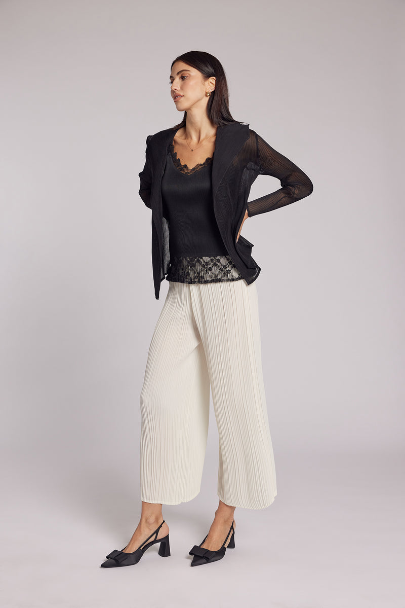 Deborah Crinkle Chiffon Texture Cardigan