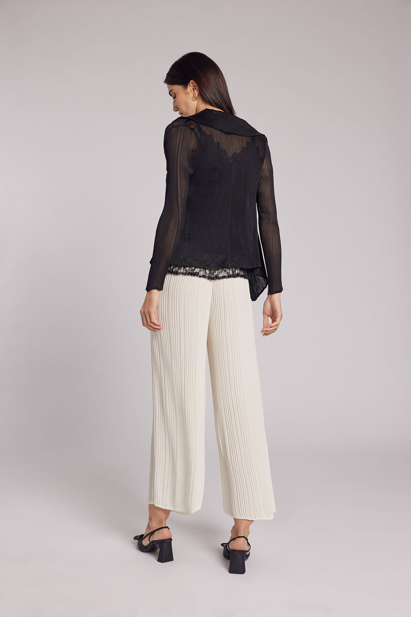 Deborah Crinkle Chiffon Texture Cardigan