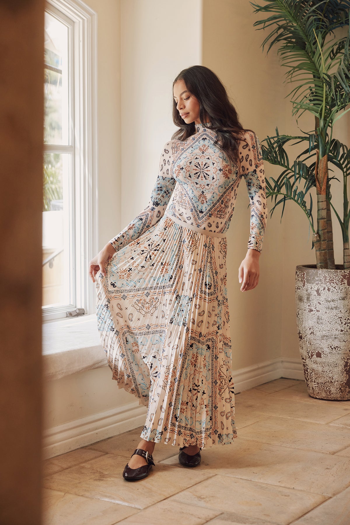 Arianna Kilim 3D Honeycomb Top