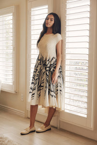Lizzy Smock Graphic High Low Dress