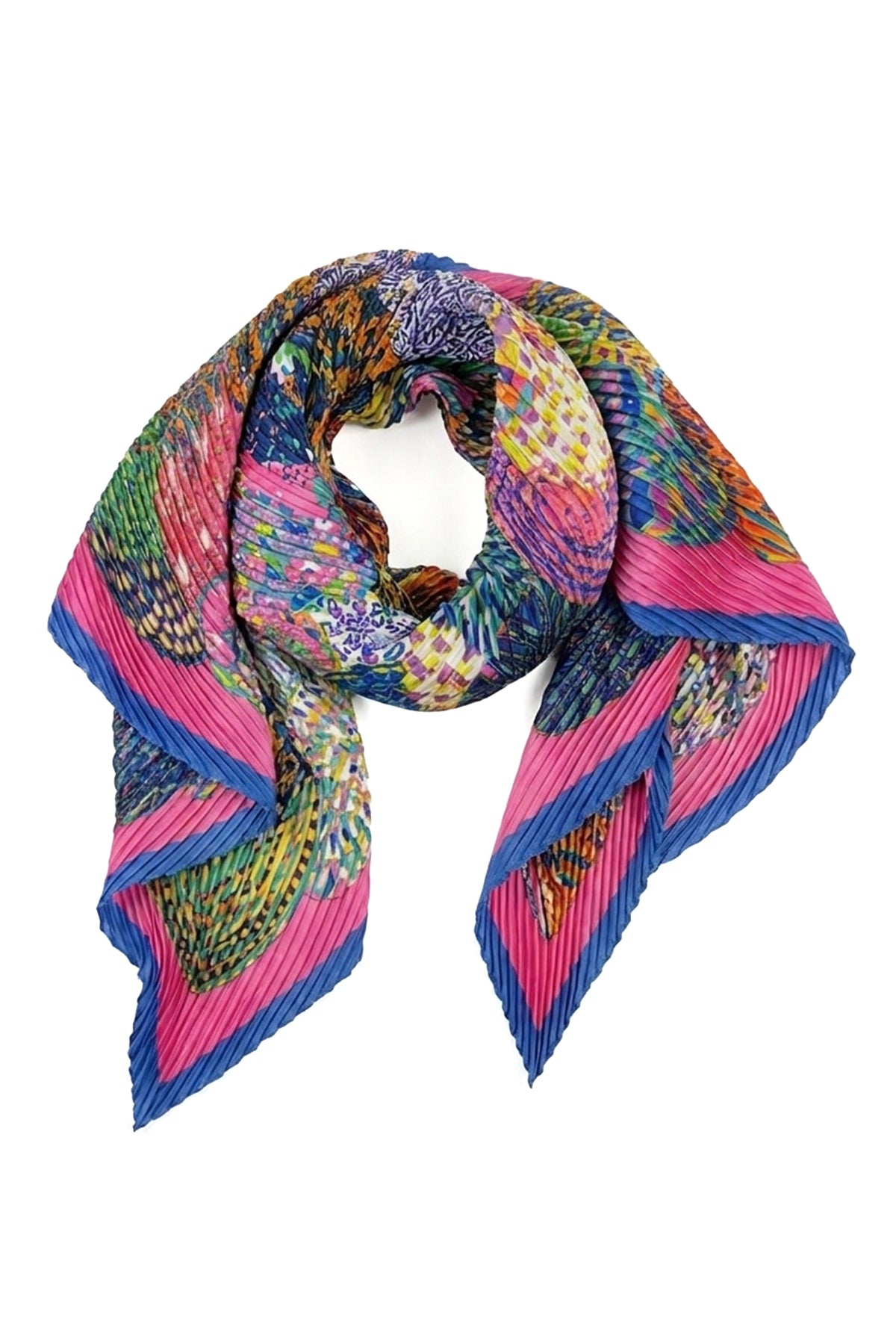 Millie Grande Plissé Scarf