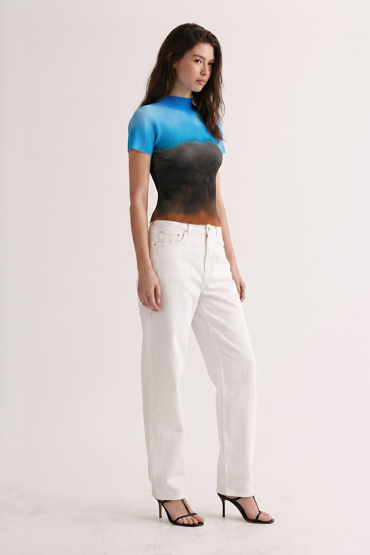 Dina Ombre 3D Honeycomb Texture Top