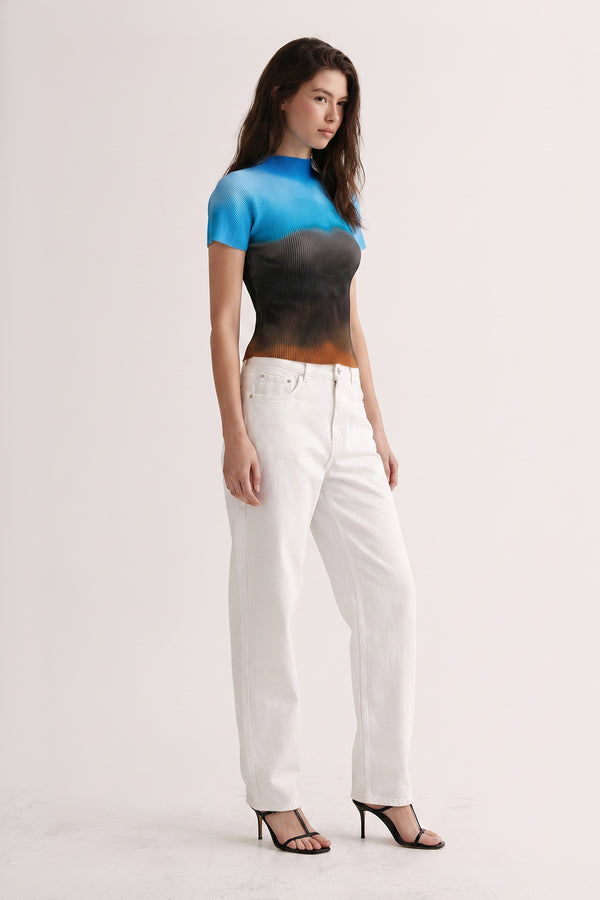 Dina Ombre 3D Honeycomb Texture Top