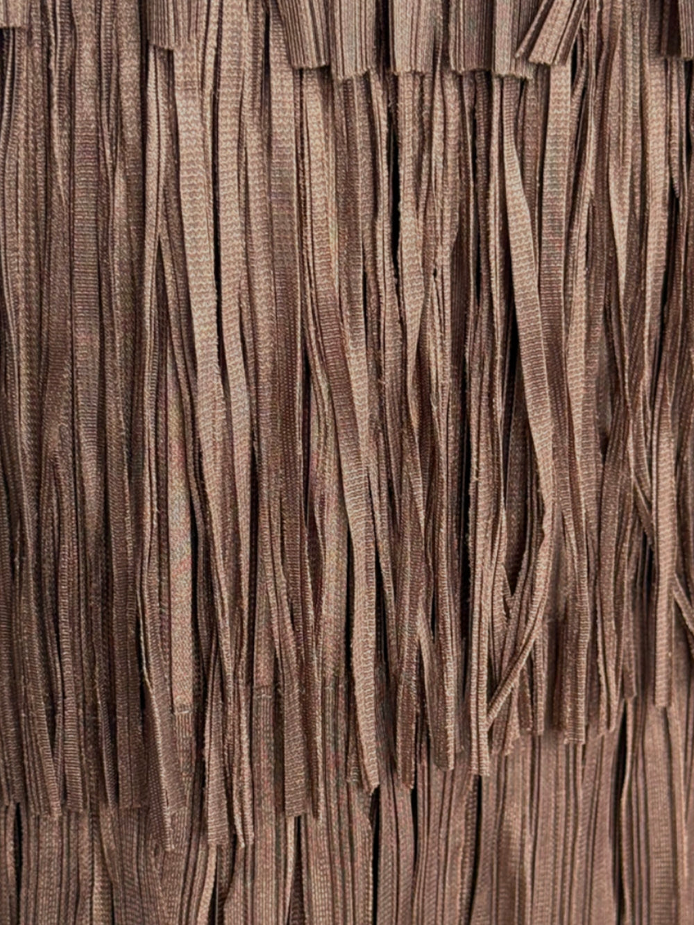 Akira Fringe Plissé Satin Skirt