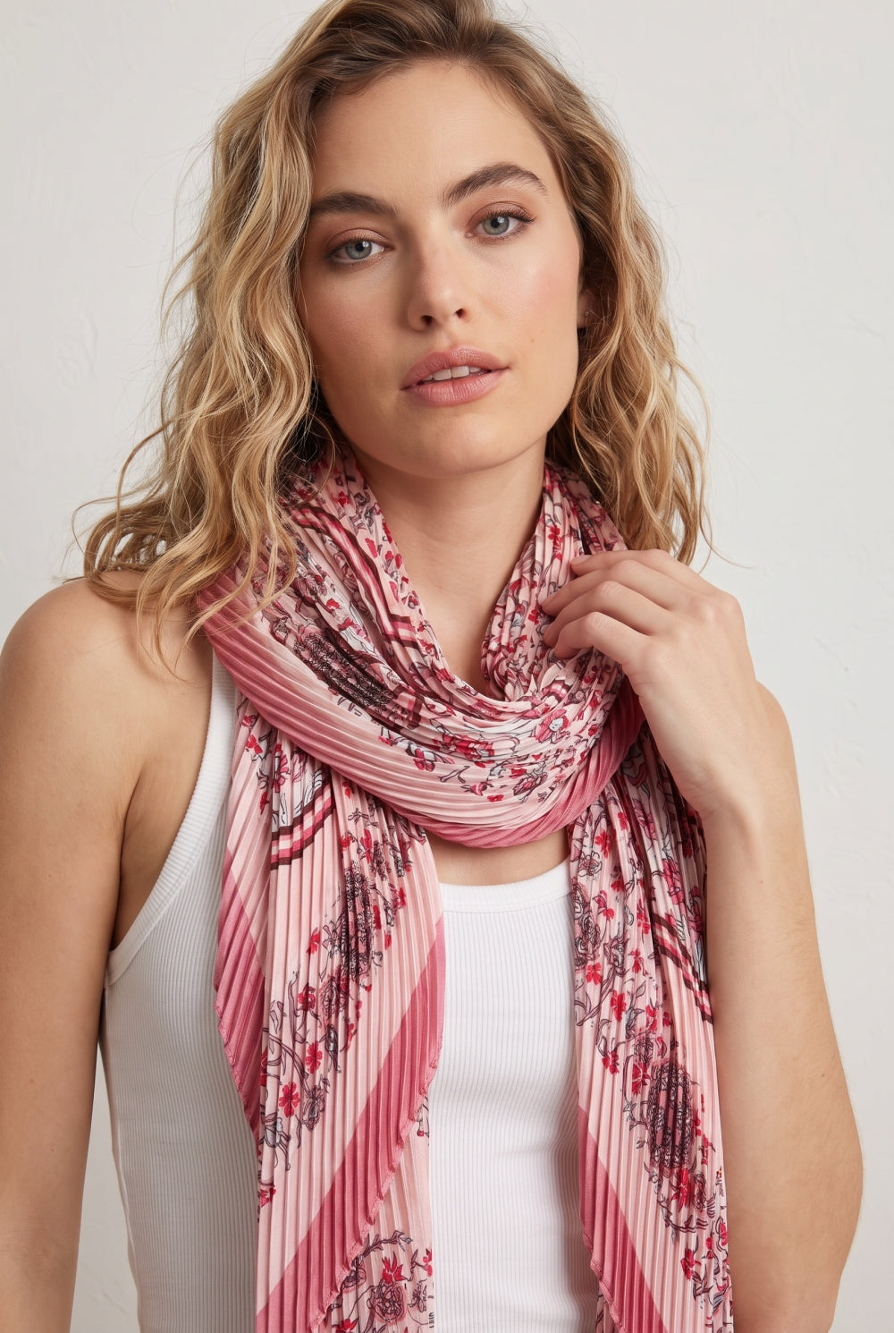 Posie Grande Plissé Scarf