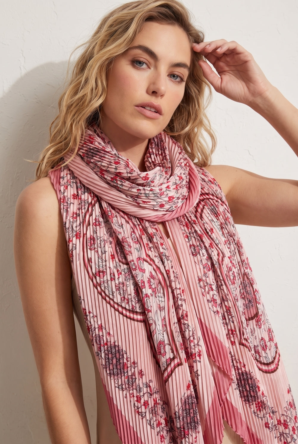 Posie Grande Plissé Scarf