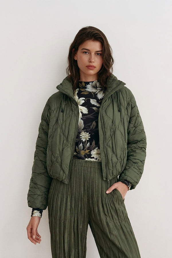 Cloudia Puff Zip Up Jacket