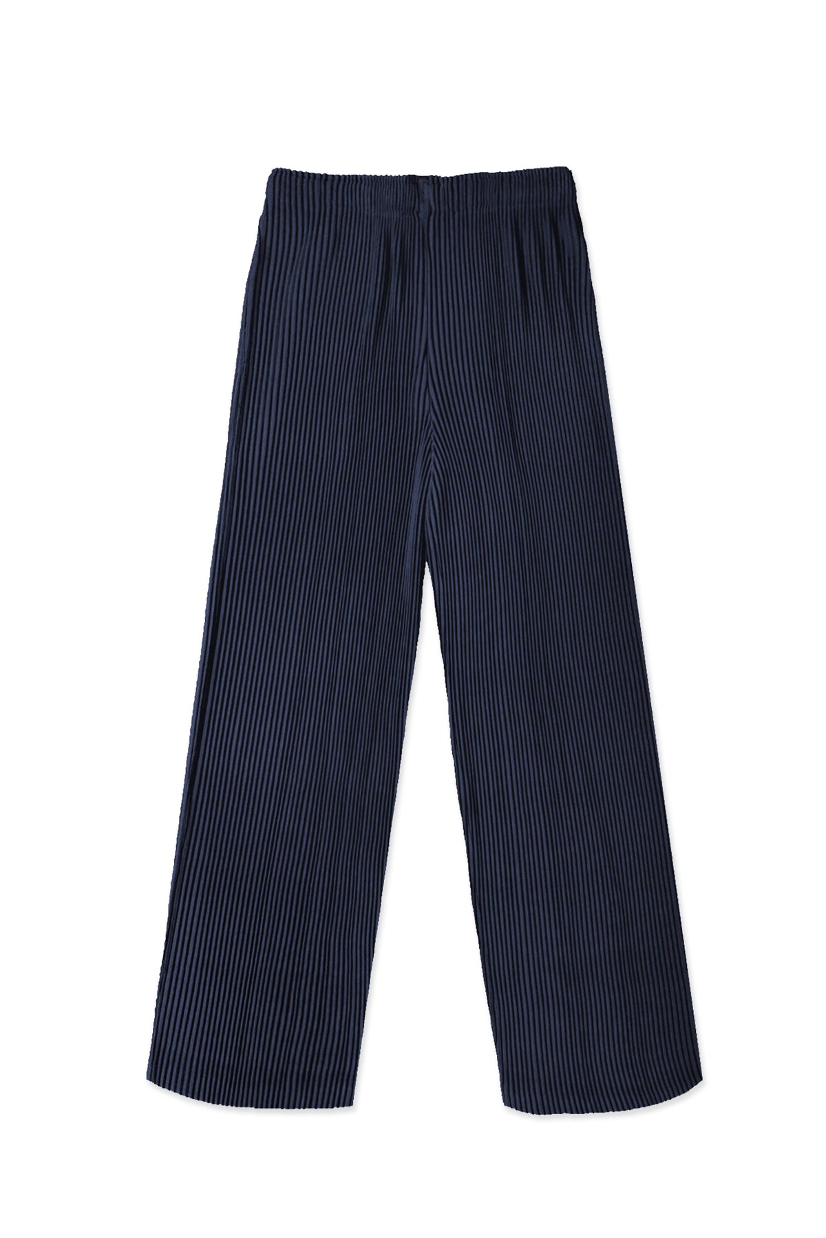 Paris Double Knit Plisse Straight Pant