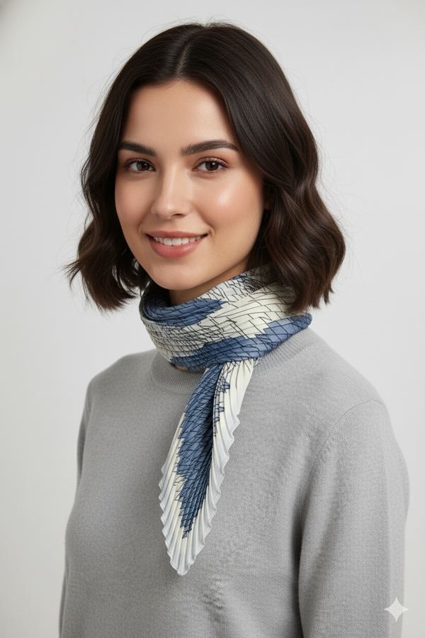 Eliza Plissé Petit Scarf