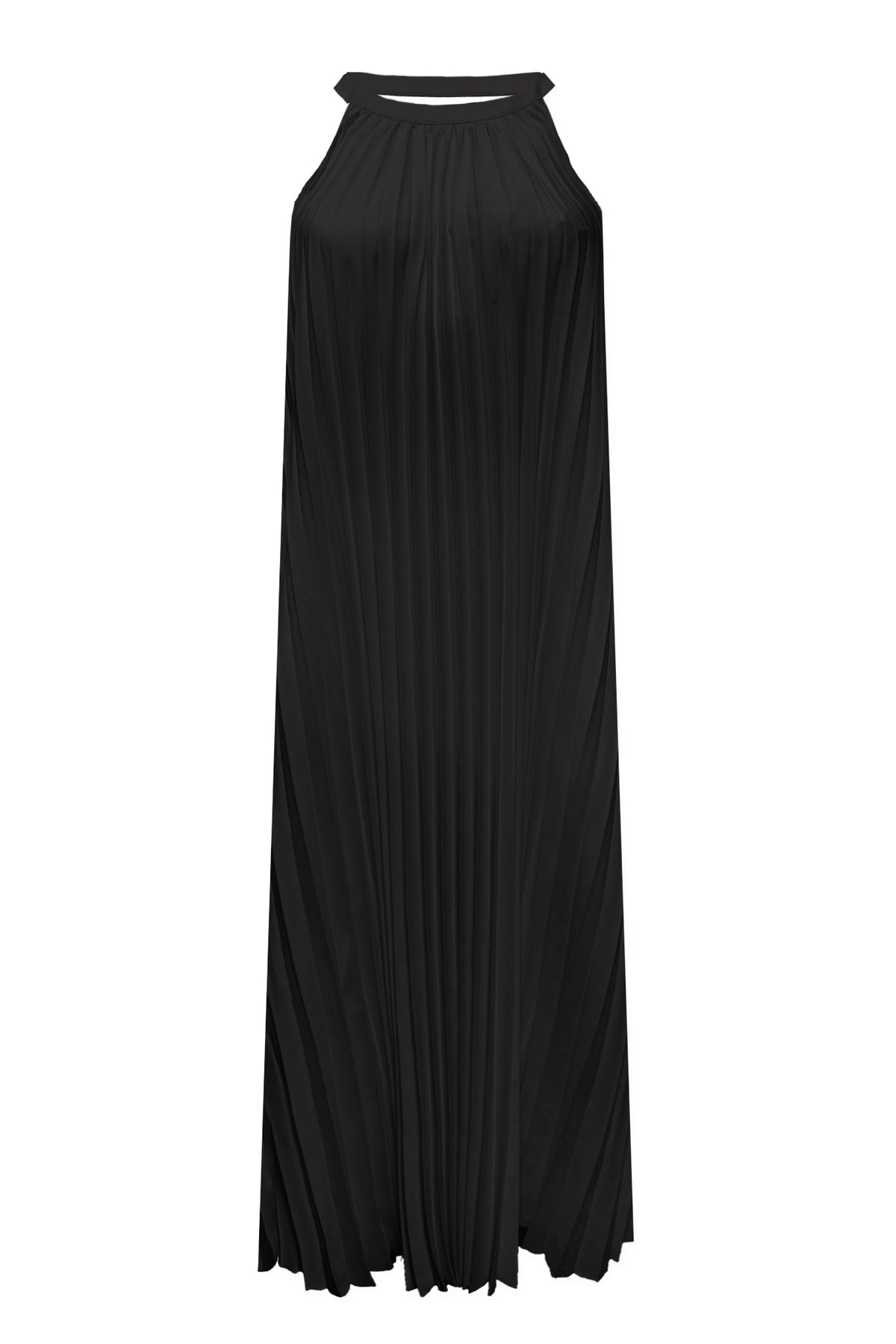 Luna Bay Halter Pleated Dress