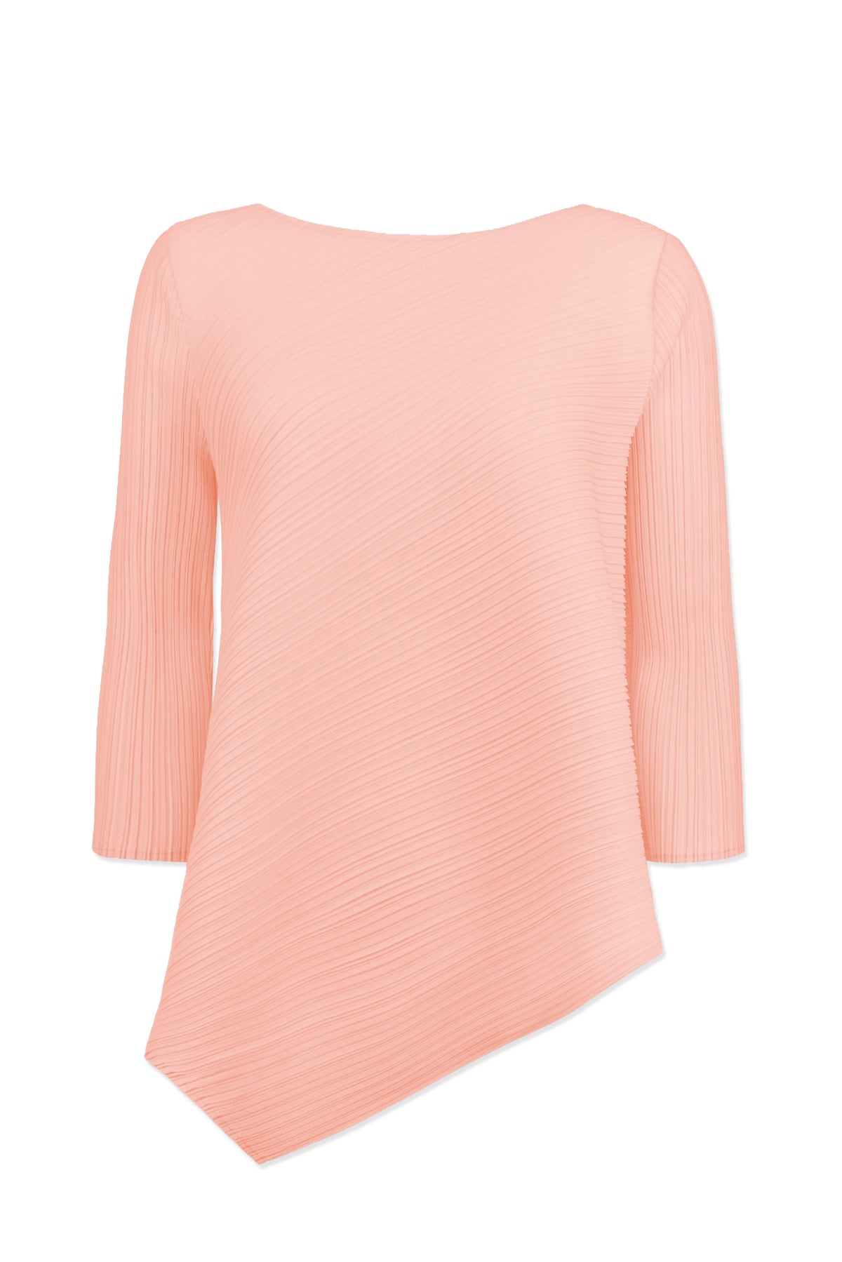 Kira Diagonal Plissé Top