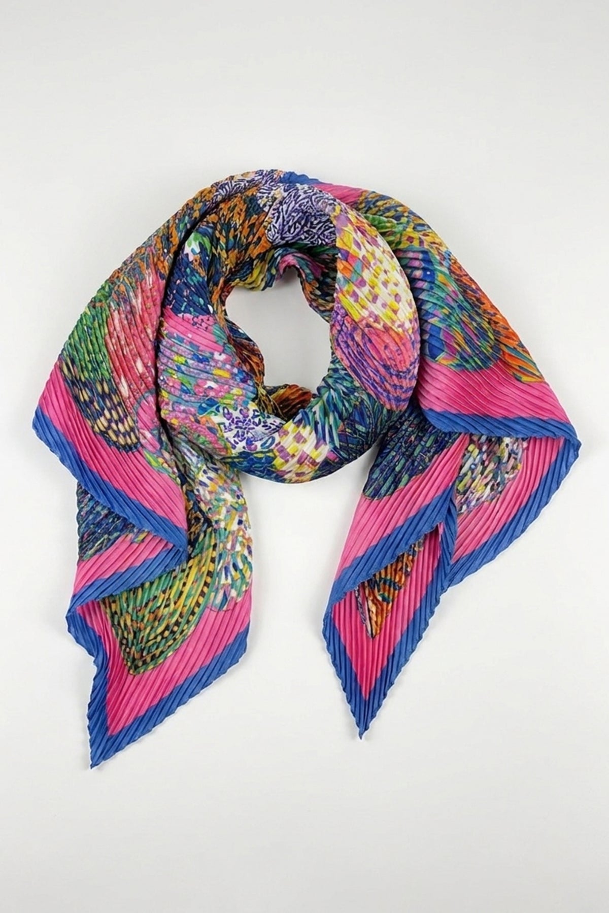 Millie Grande Plissé Scarf