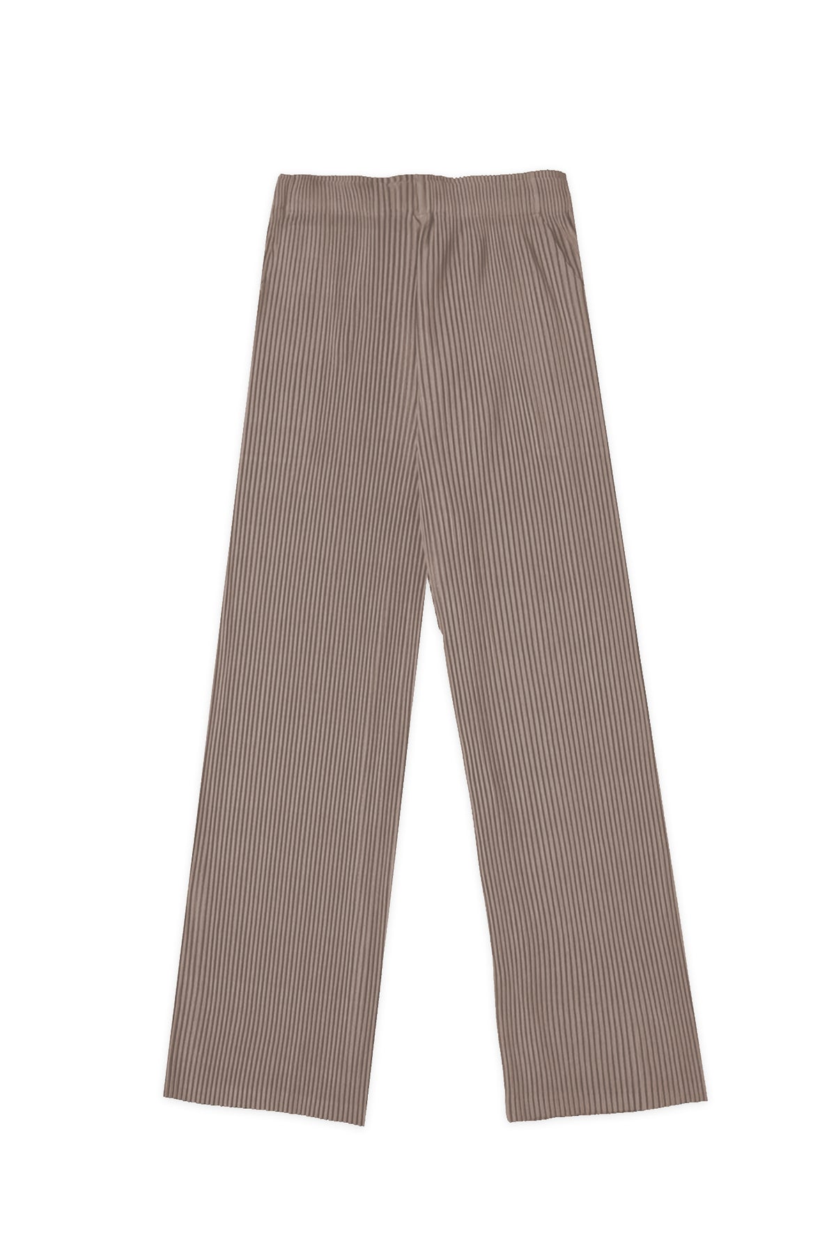 Vivian Double Knit Plissé Straight Pant