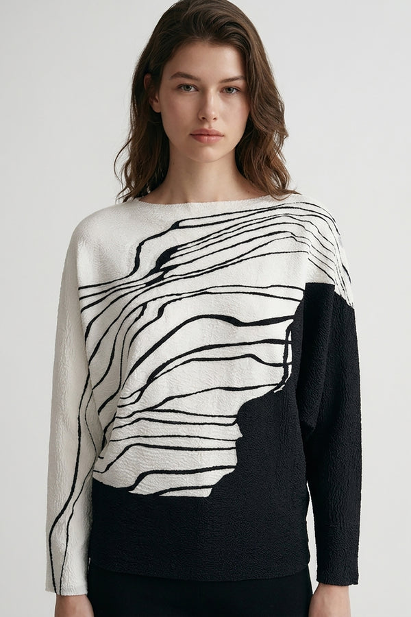 Amelia River Texture Top