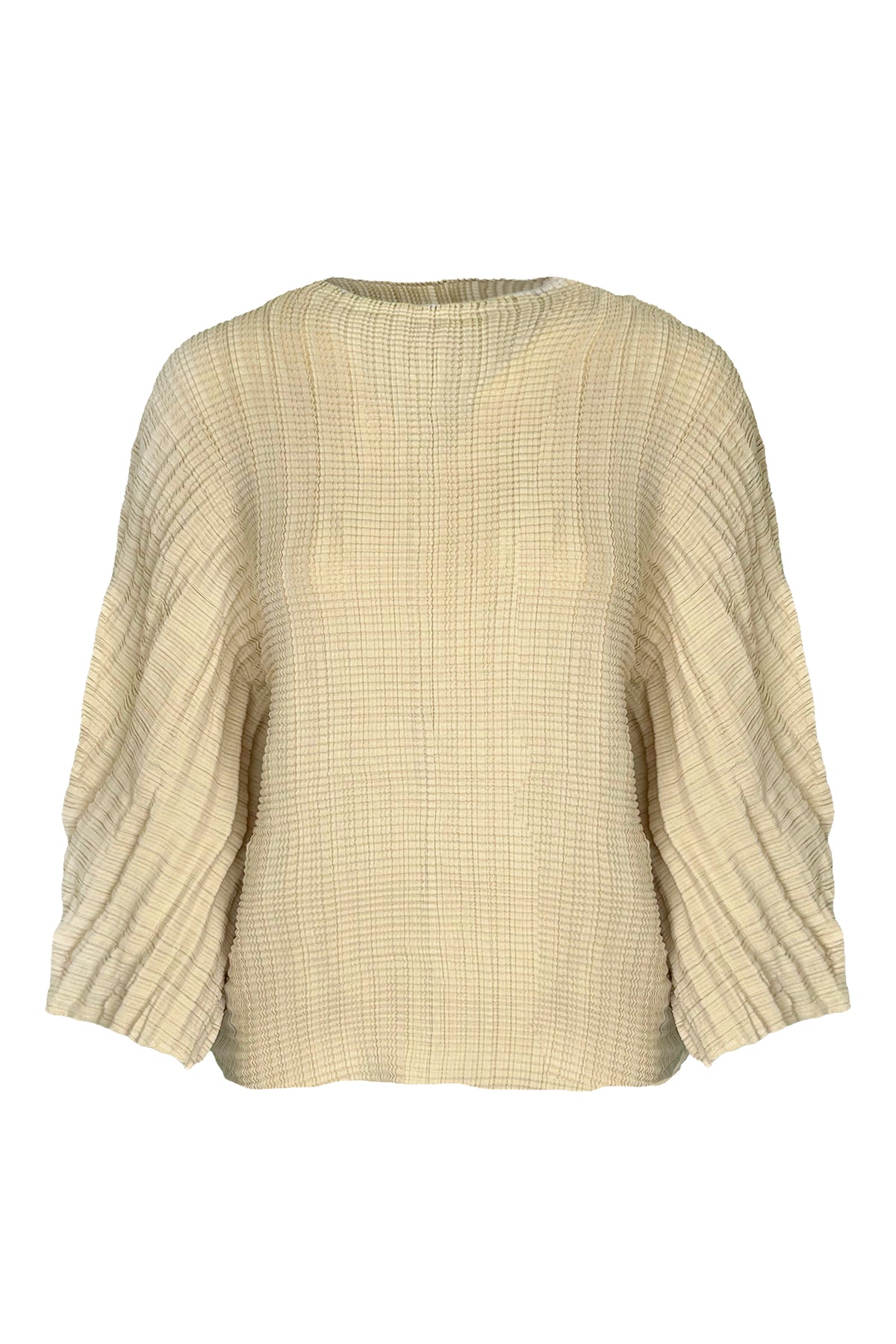 Charlotte Sculpted Dolman Pleated Top