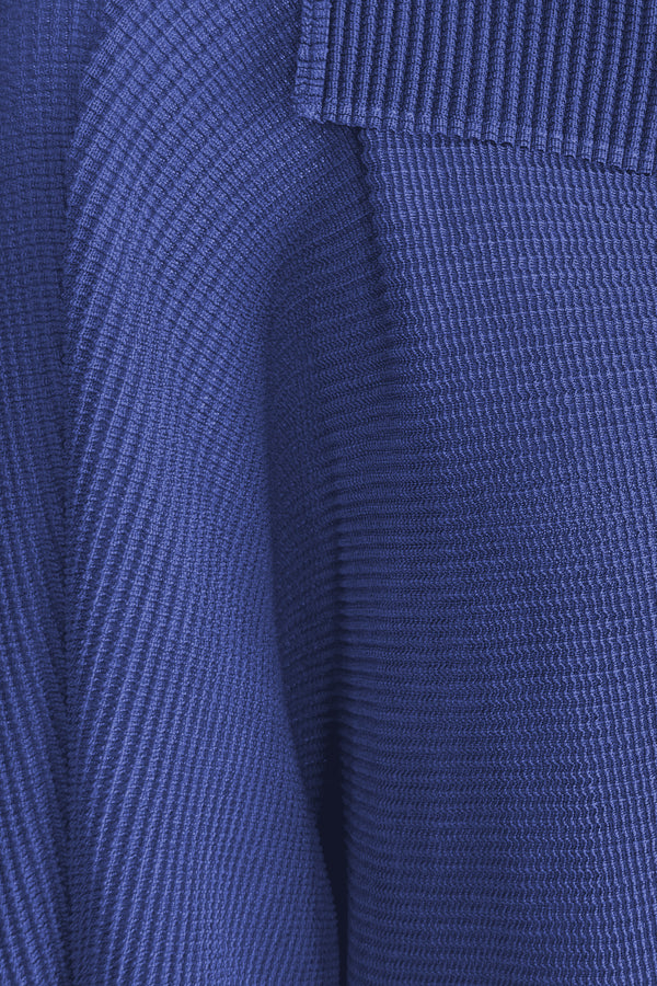 Joy V-Neck 3D Honeycomb Top - Bluebell