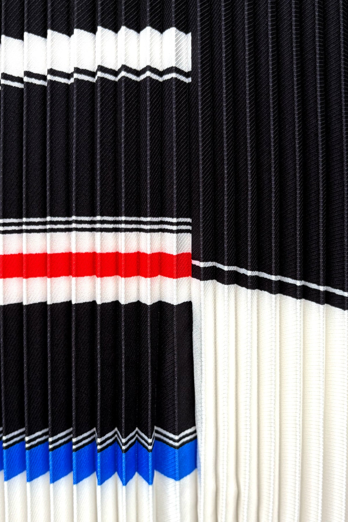 Peggy Stripe Pleated Skirt