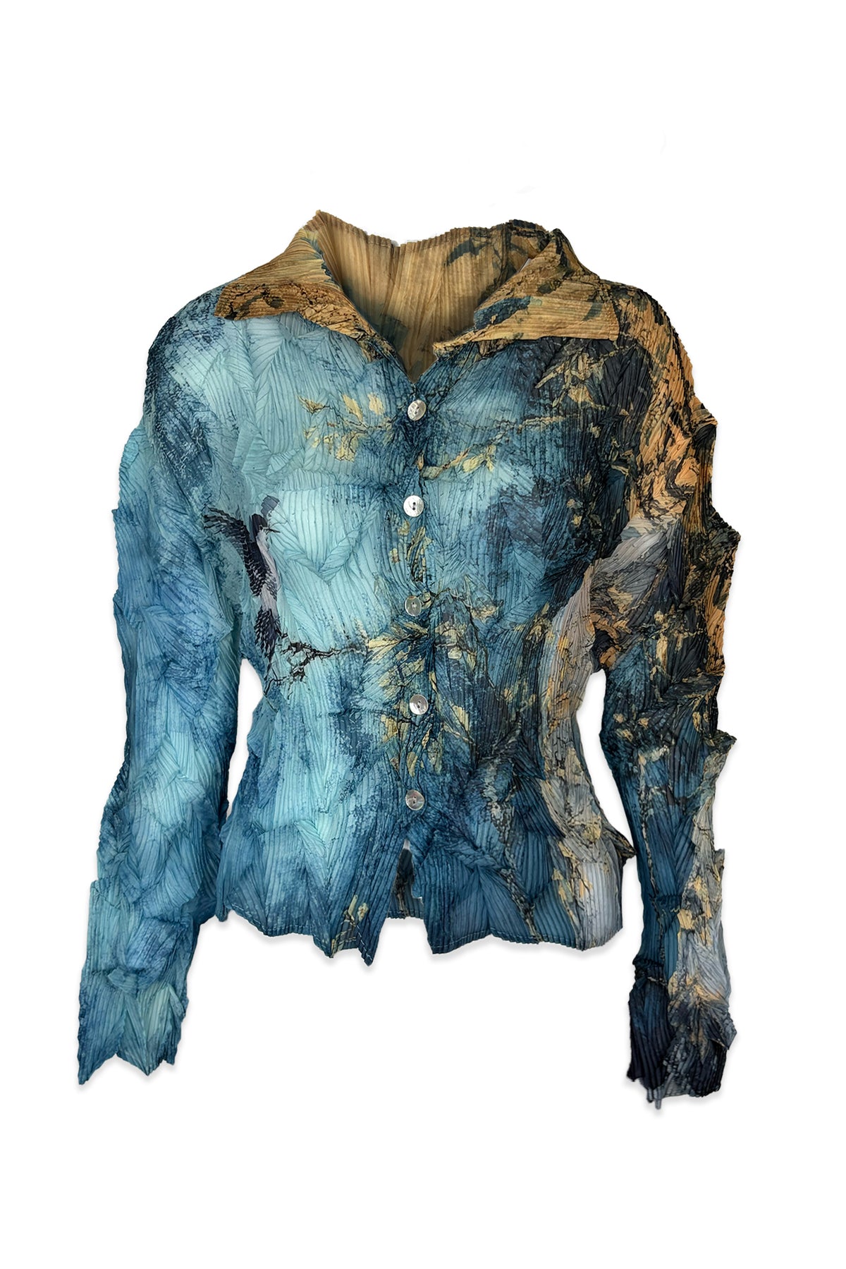 Amara Abstract Print Top