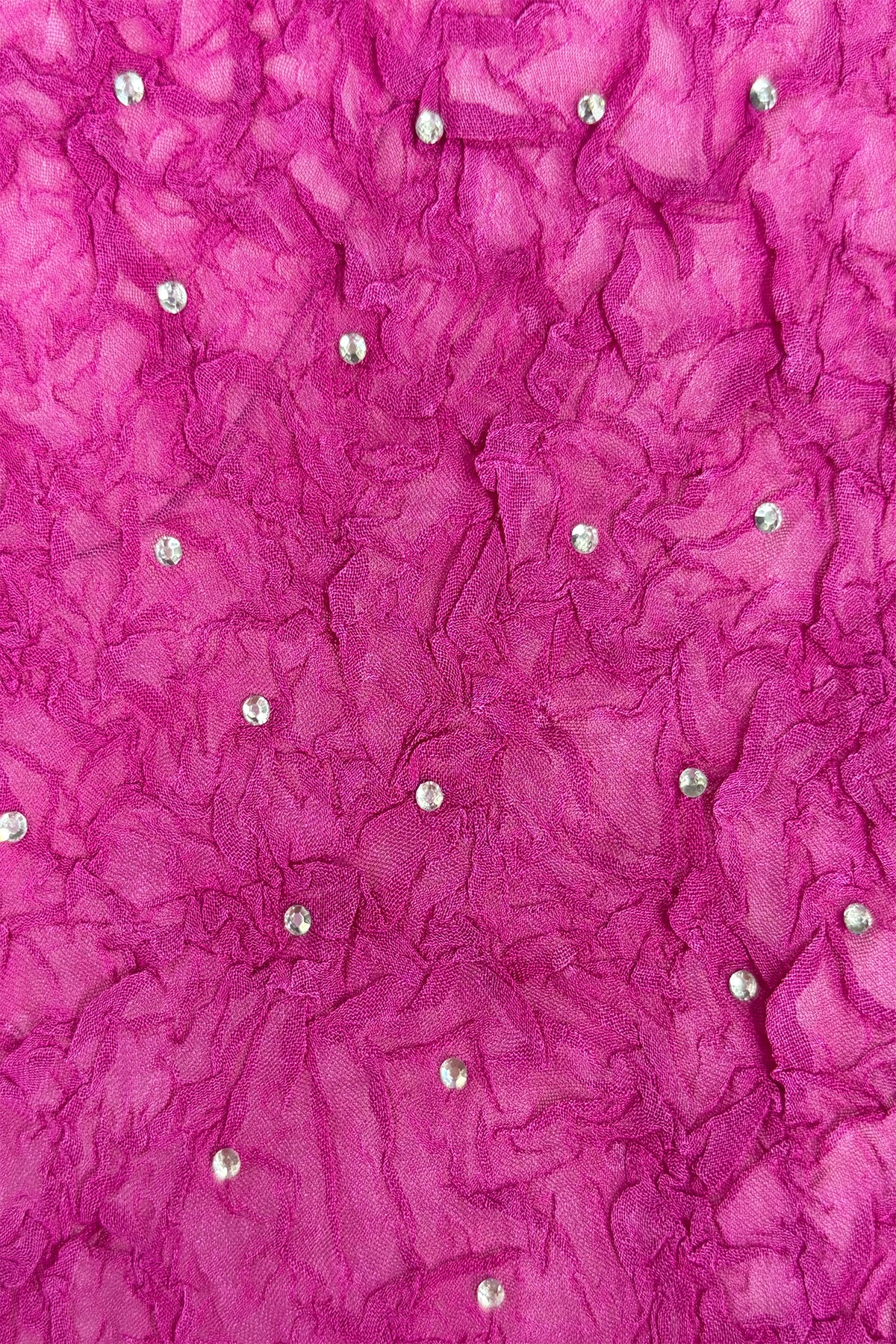 Astra Crystal Chiffon Crunch Texture Top