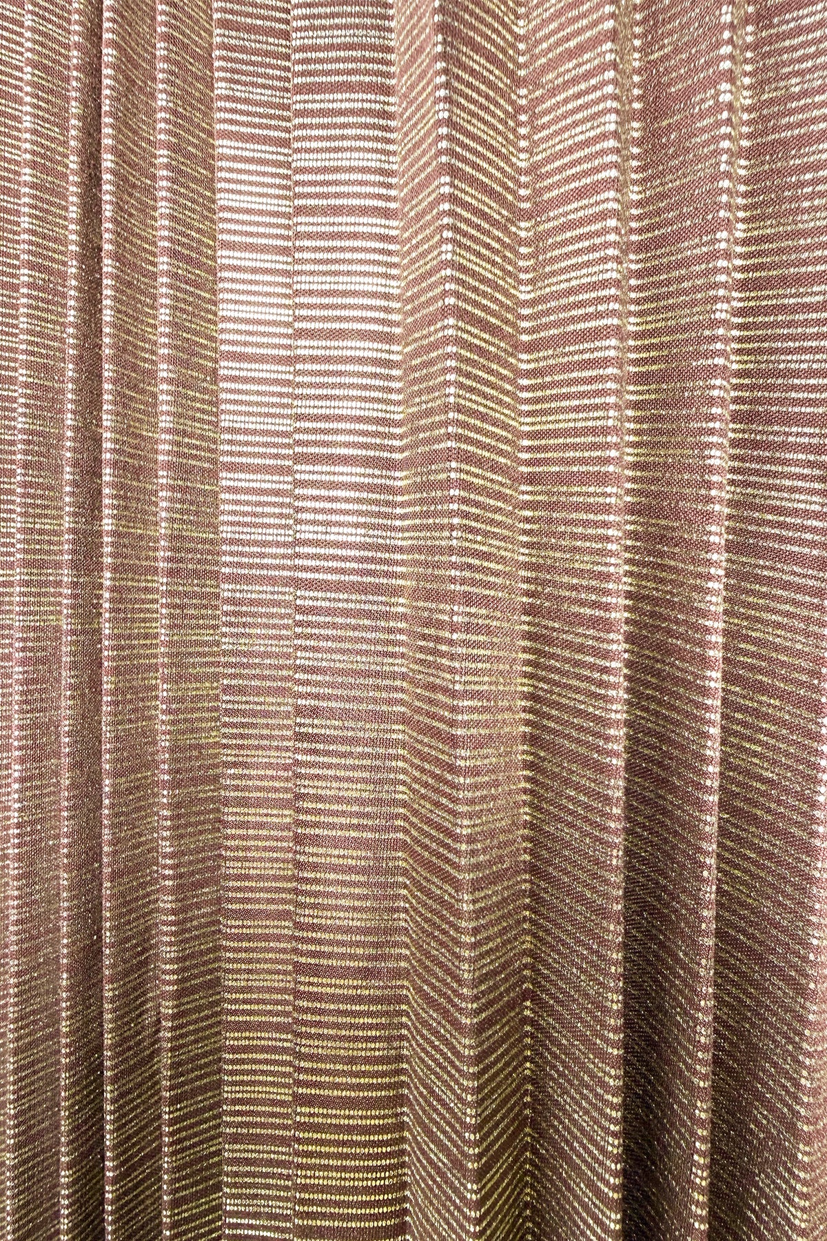 Aurora Metallic Halter Pleated Dress