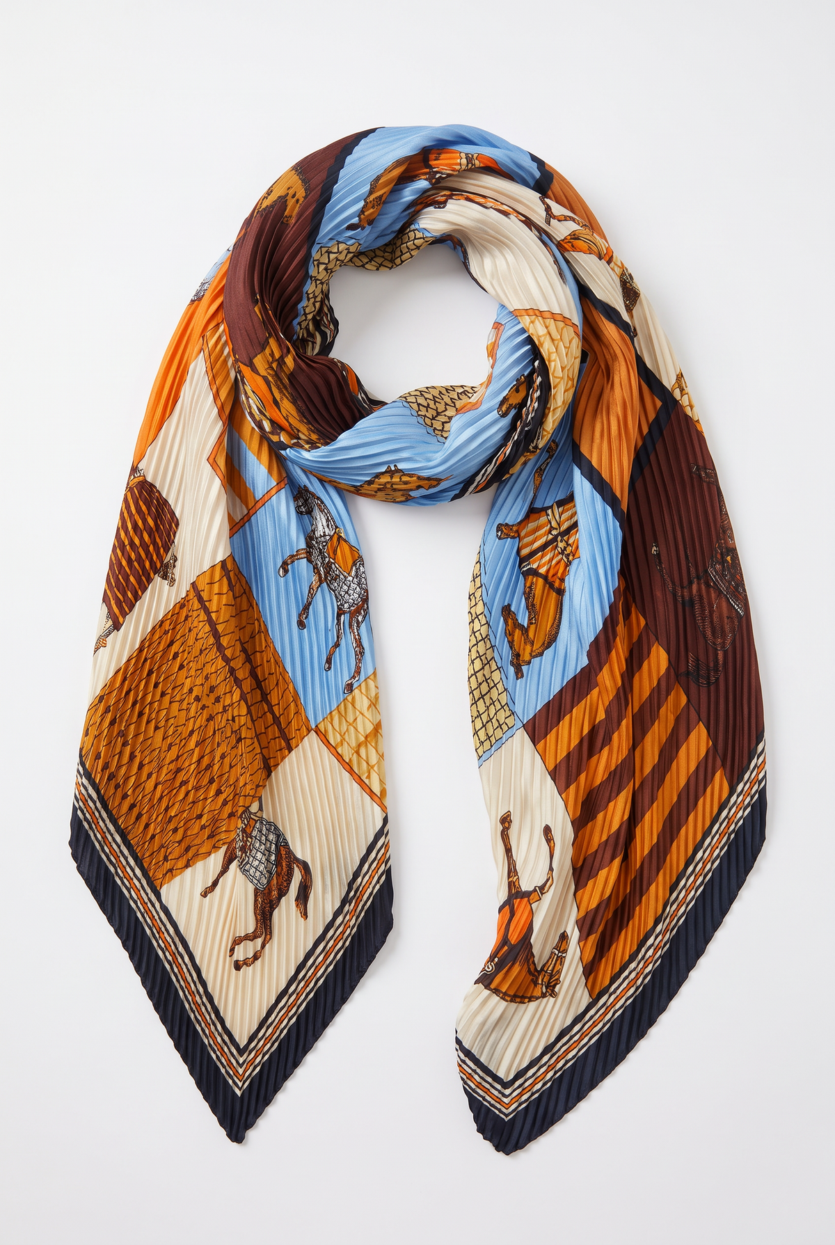 Rory Grande Plissé Scarf