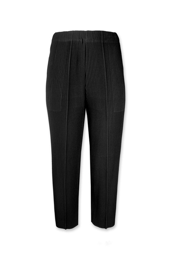 Julia Pin Tuck Double Knit Plissé Casual Pant