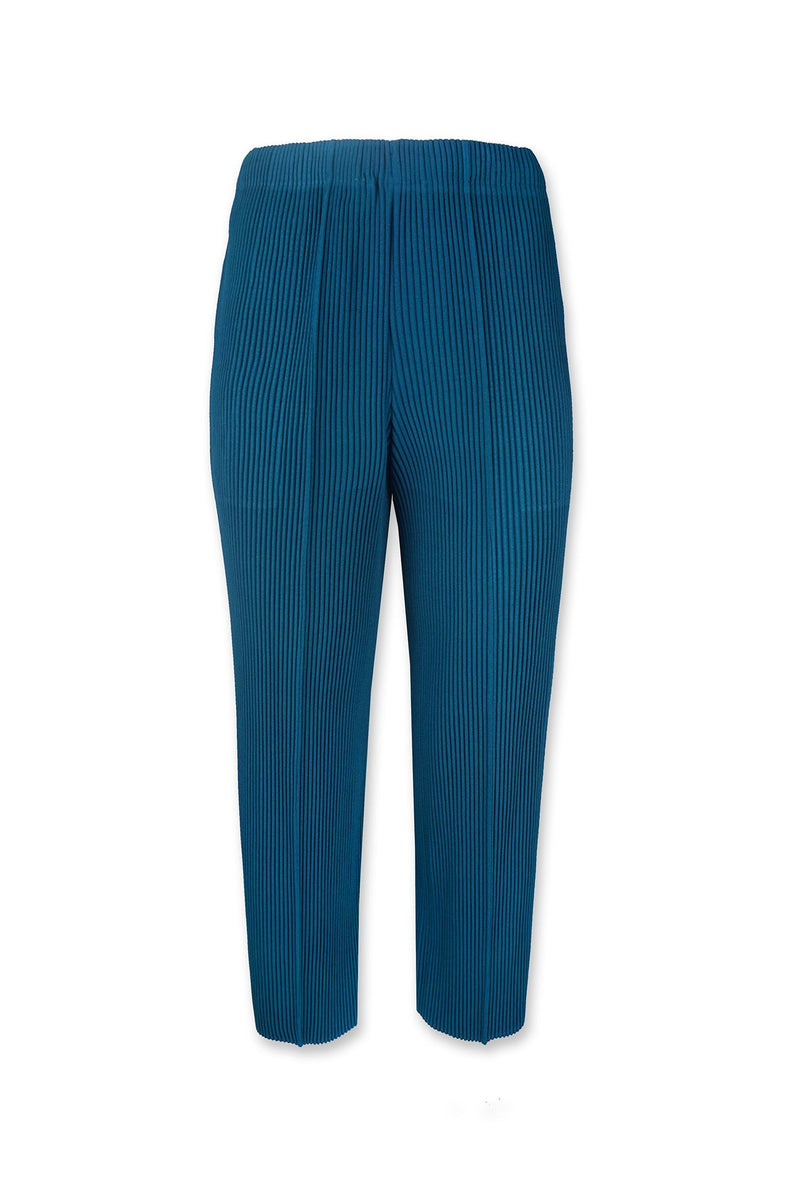 Julia Pin Tuck Double Knit Plissé Casual Pant