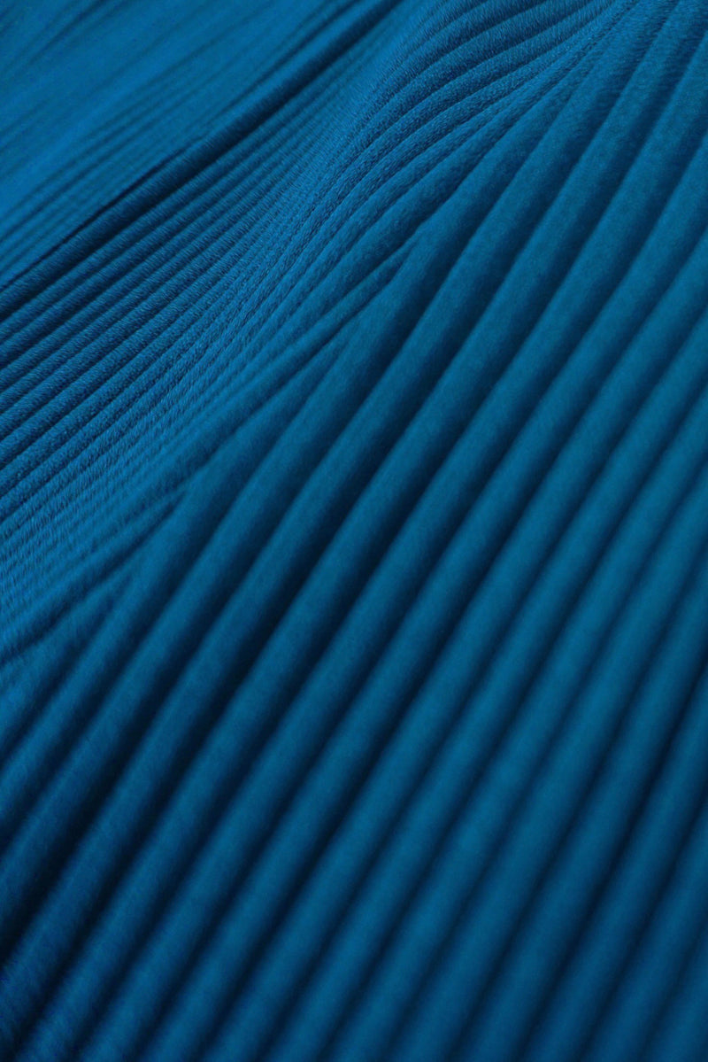 Vivian Double Knit Plissé Straight Pant