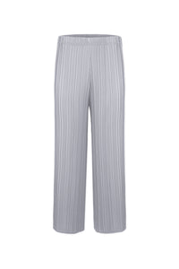 Zoe Soft Matte Plissé Wide-Leg Pant