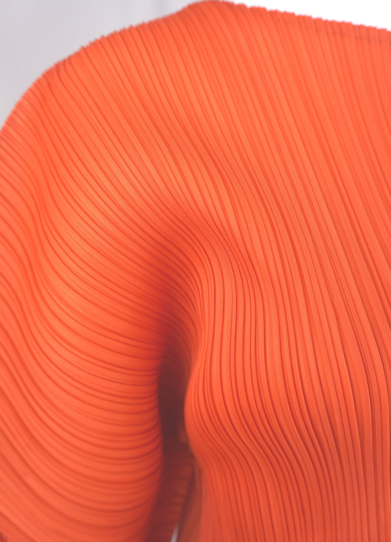 (Restocked) Abigail Curve Sleeves Plissé Satin Top