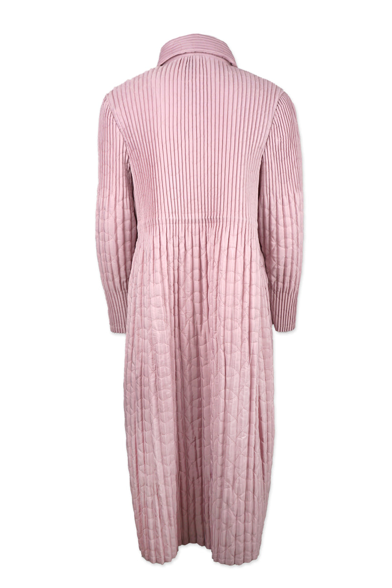 Celeste Petals Plissé Quilted Jacket