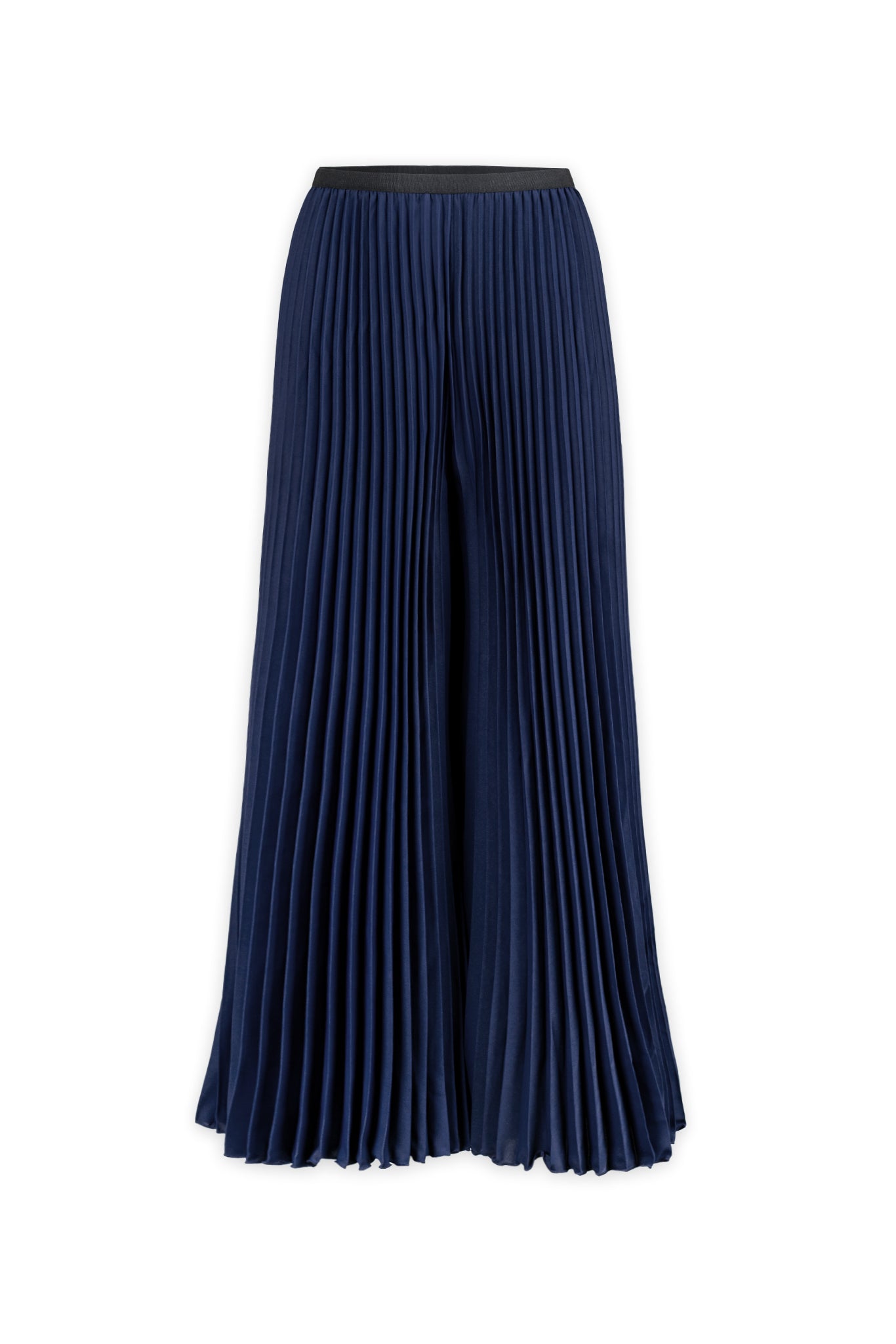 Eve Plissé Palazzo Pant - Navy – WILD COSMOS