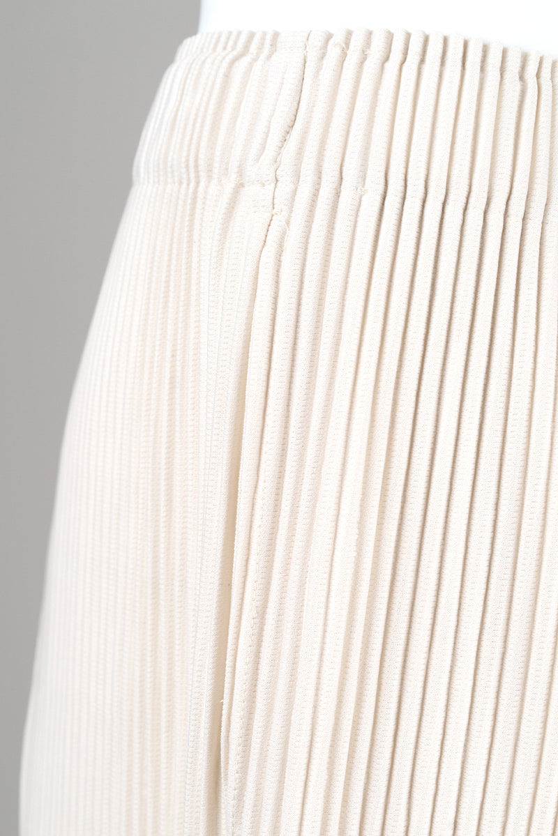 Julia Pin Tuck Double Knit Plissé Casual Pant