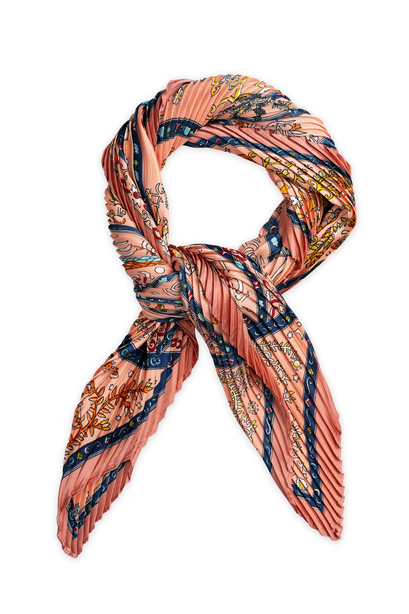 Jenna Plissé Petit Scarf – Wild Cosmos