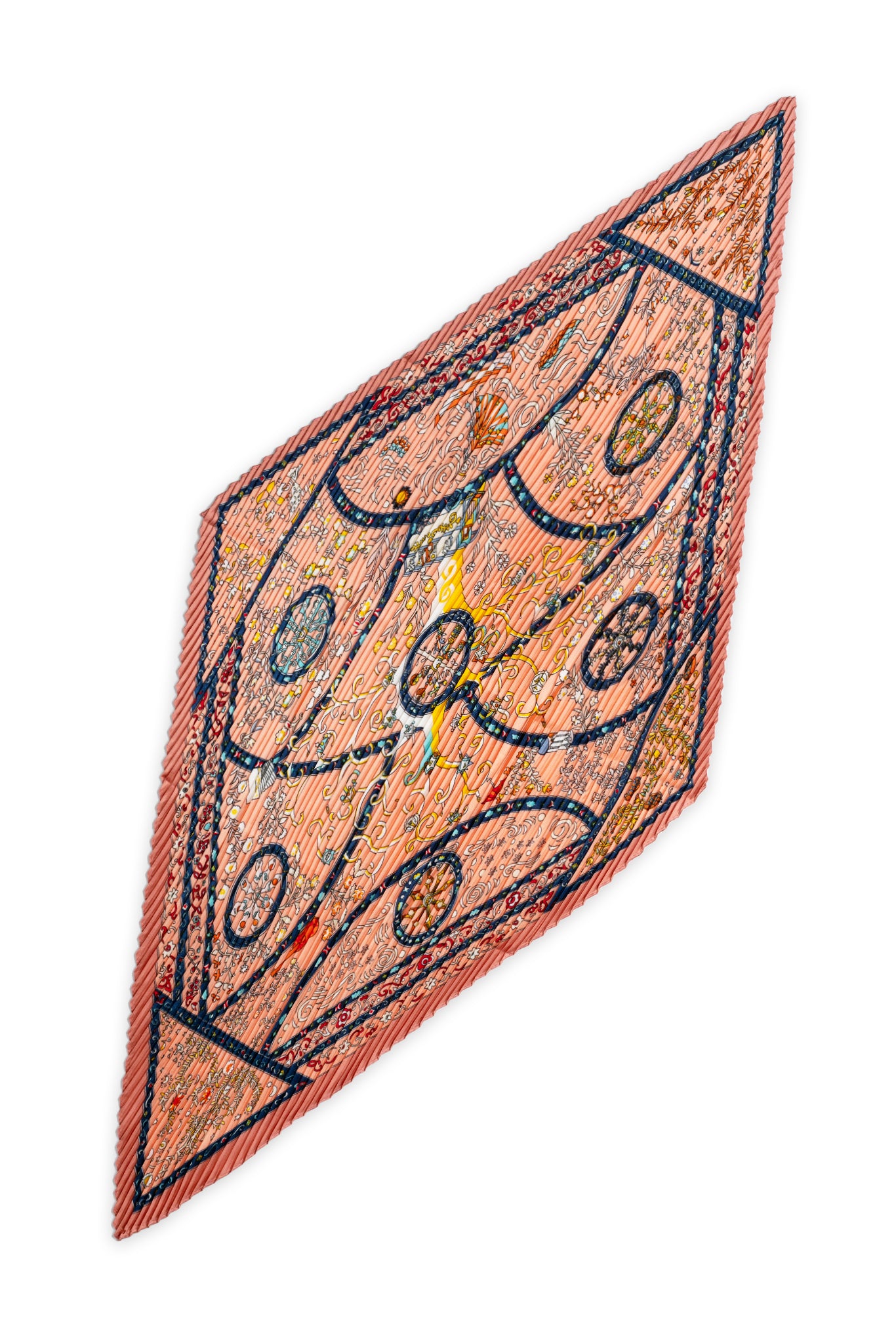 Jenna Plissé Petit Scarf – Wild Cosmos