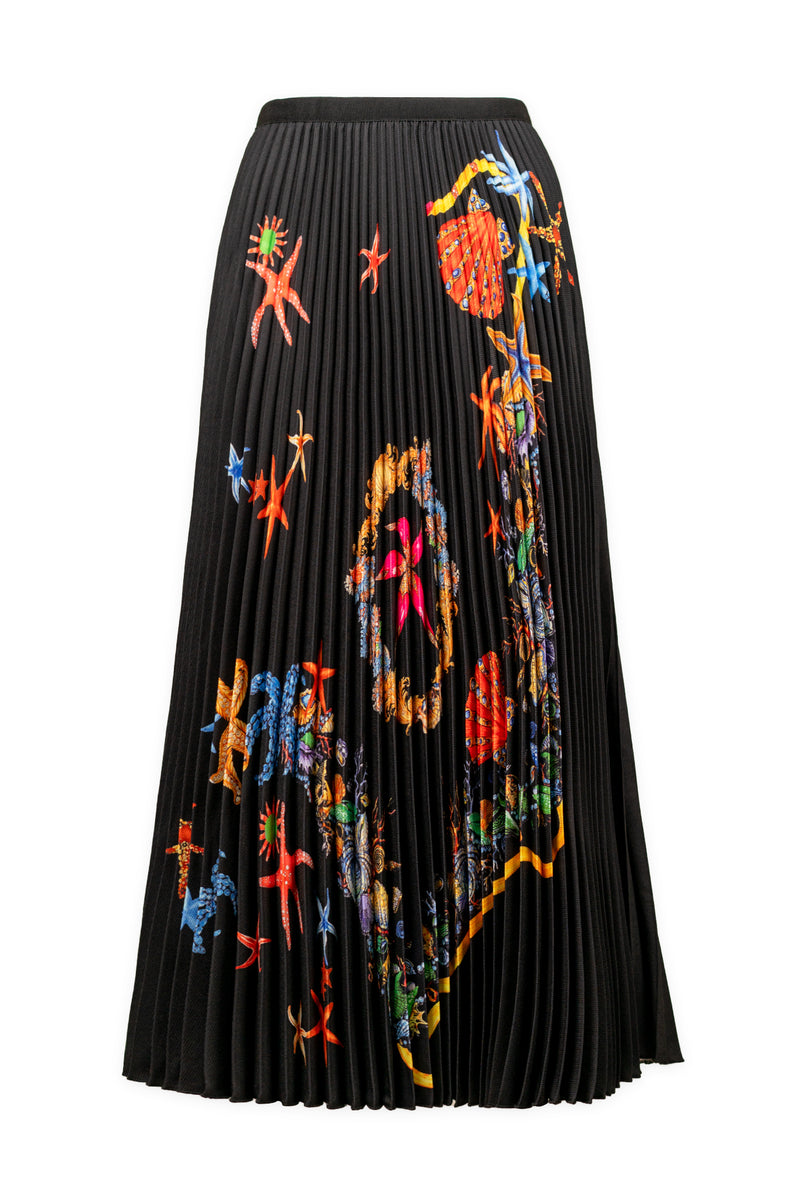 Marina Jewels Pleated Skirt